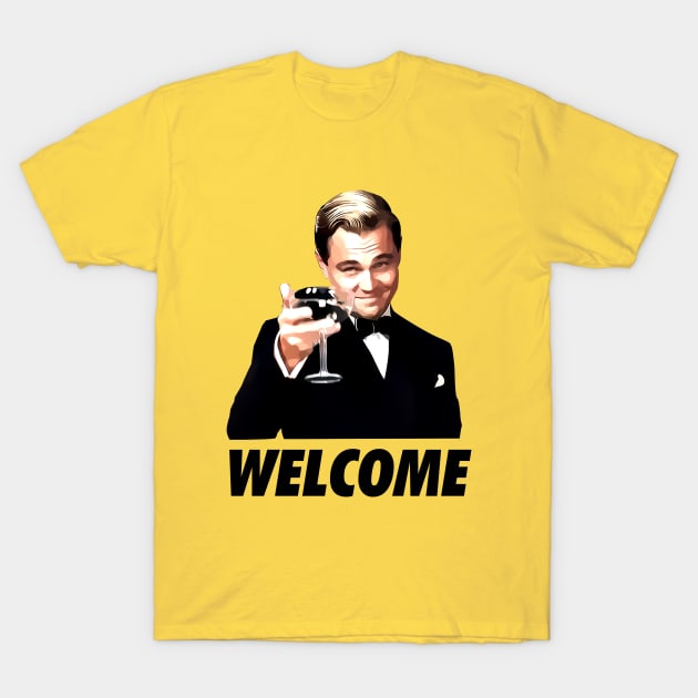 The Great Gatsby Leonardo Di Caprio T-Shirt by KrateMilk